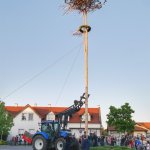 Maibaum aufstellen 2018