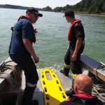 Übung "Menschenrettung aus dem Wasser" am 19.08.2018