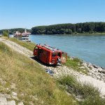 Brandeinsatz (B3) Bootsbrand auf der Donau