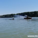 Brandeinsatz (B3) Bootsbrand auf der Donau