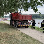Brandeinsatz (B3) Bootsbrand auf der Donau am 30.08.2020