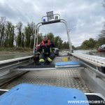 Sicherungsboot bei Ausbildung WD20 am 17.04.2021