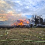 Schuppenbrand (B3) in Großenzersdorf - 26.02.2022