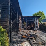 Einsätze » Brandeinsatz (B3) Bungalowbrand in Großenzersdorf am 09.05.2024