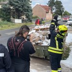 Brand einer Baumulde am 04.07.2025