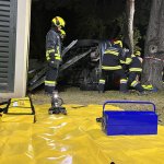 Einsatzübung "Verkehrsunfall mit Menschenrettung"