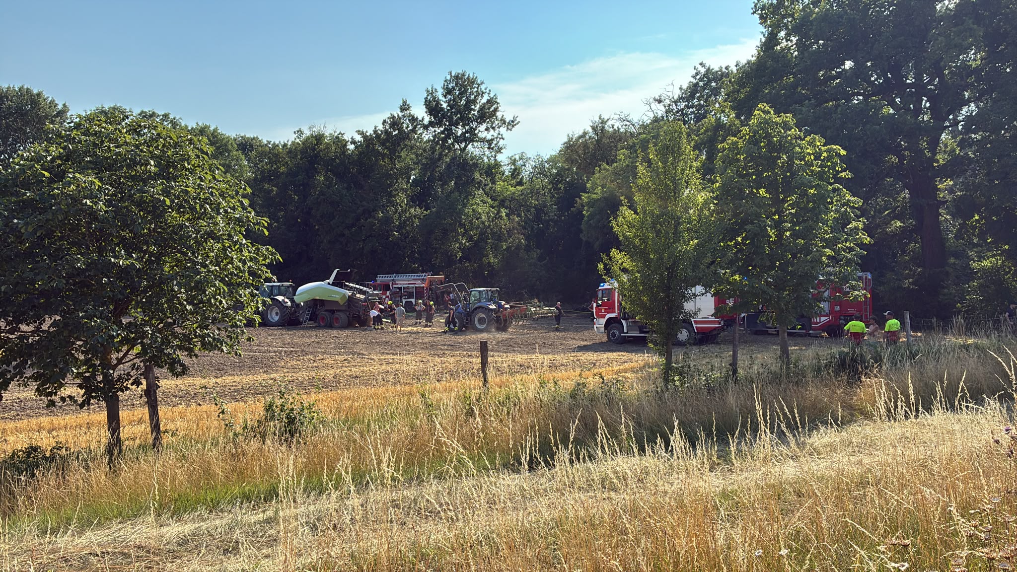 Brandeinsatz (B2) - Fahrzeugbrand, Arbeitsmaschine in Mühlleiten am 30. Juni 2026