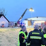Großbrand einer Lagerhalle in Mannsdorf